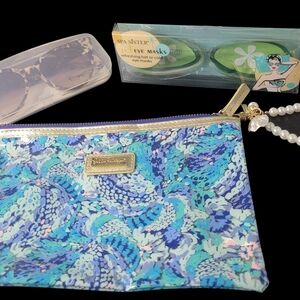 5 Piece Self Care Eye Revival Kit with Lilly Pulitzer Pouch